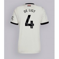 Manchester United Matthijs de Ligt #4 Rezervni Dres 2024-25 Kratak Rukav